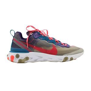 Nike React Element 87 Sneakers in Red Orbit Synthetic